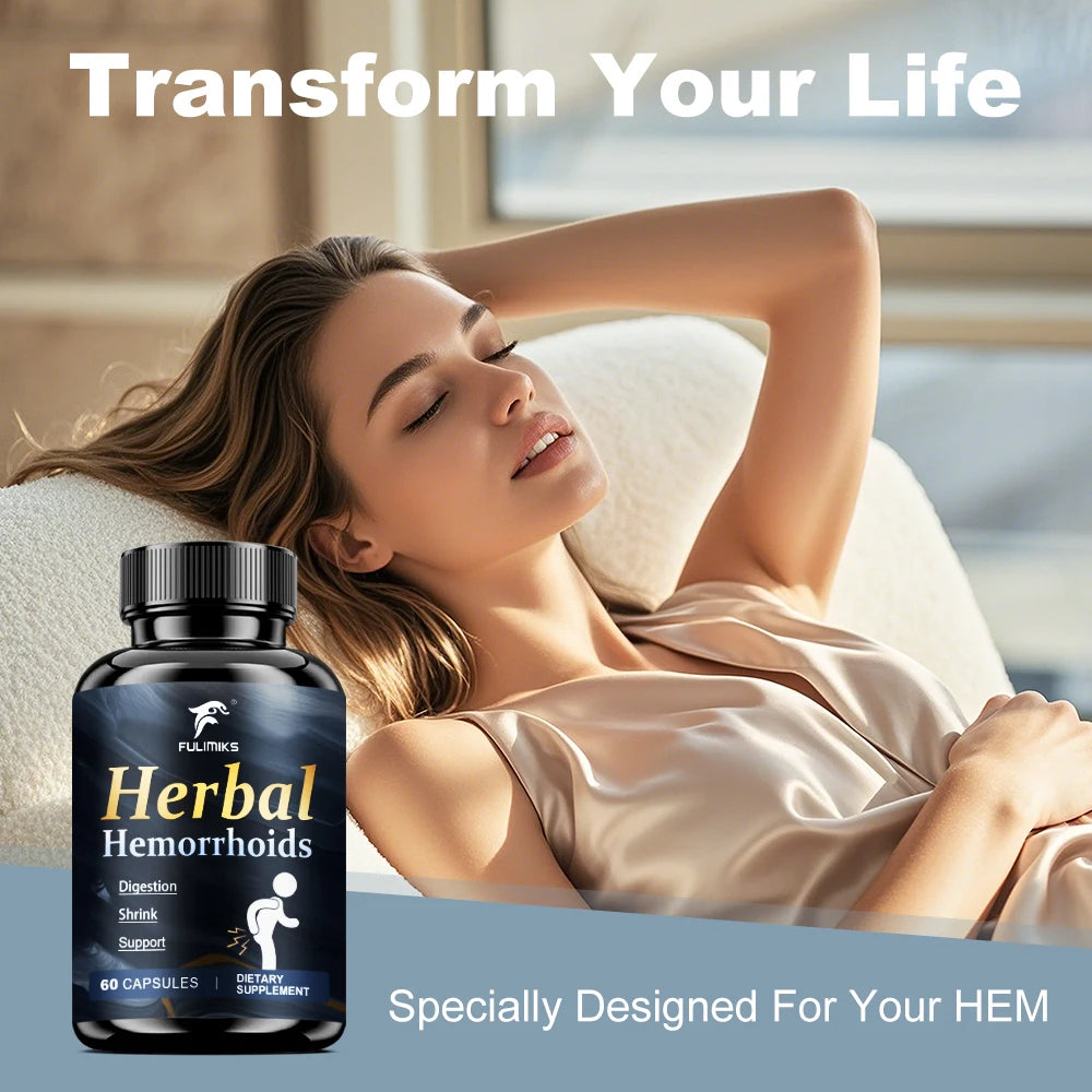 Buy 2 Get 2 Free! High-quality Hem Supplements Capsules, with Ginger Root, Panax Ginseng Extract, for Immune, Overall Health Healthy supplements