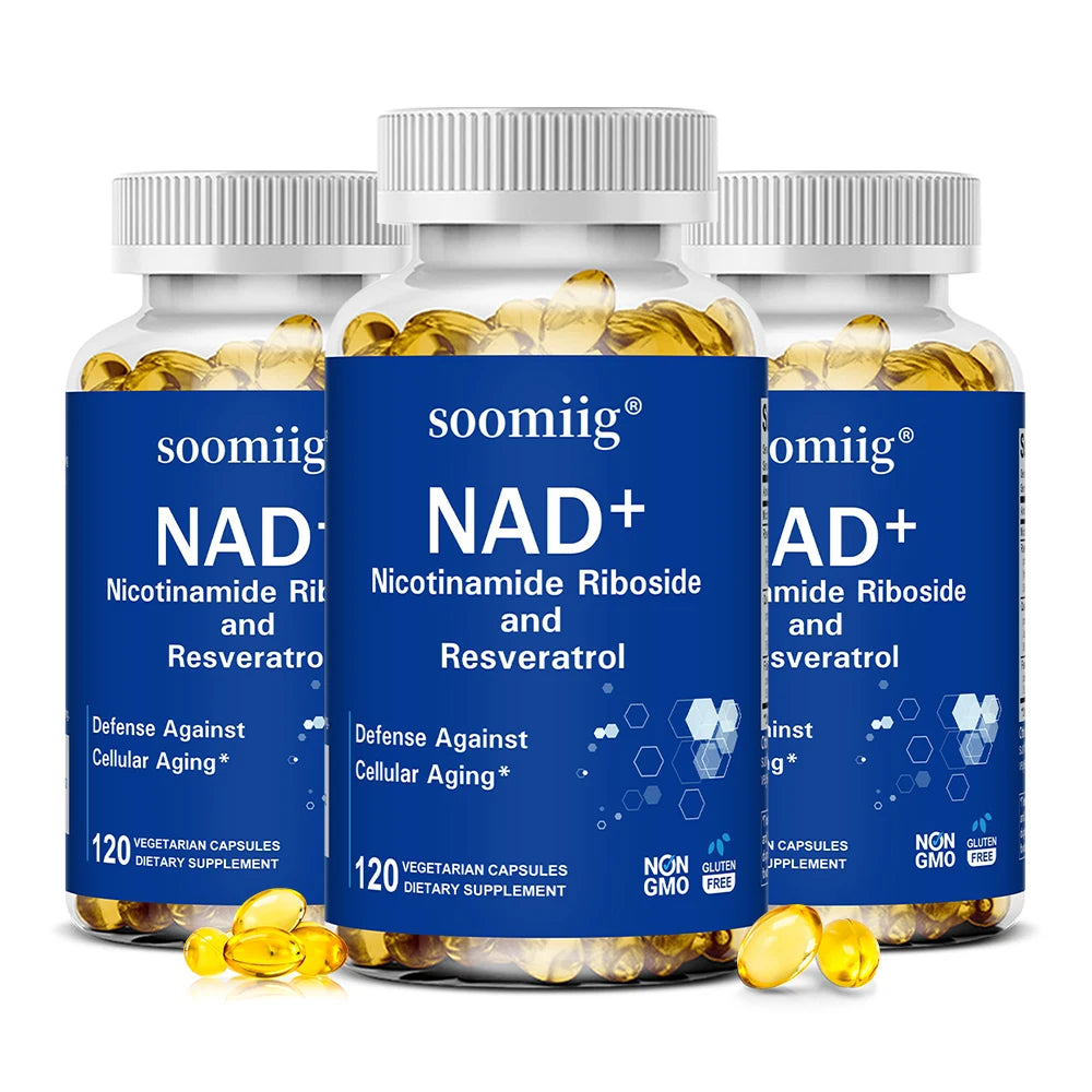 NAD Supplement, with Resveratrol - Support Cellular Health, Stamina & Healthy Aging, Promotes Blood Circulation Healthy supplements