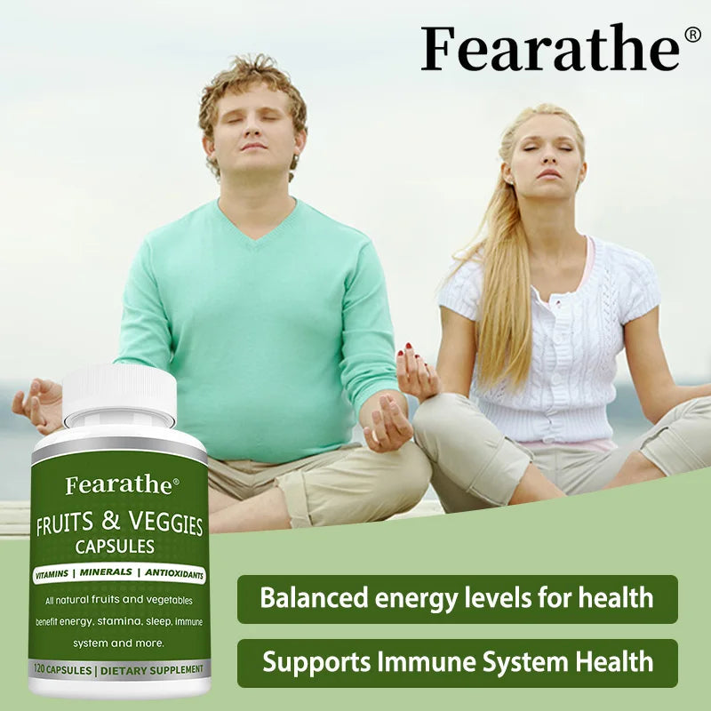 Whole Food Vitamin Mineral Supplement, Fruit Vegetable Extract, Support Digestion, Mental Clarity, Immunity & Full Body Health Healthy supplements