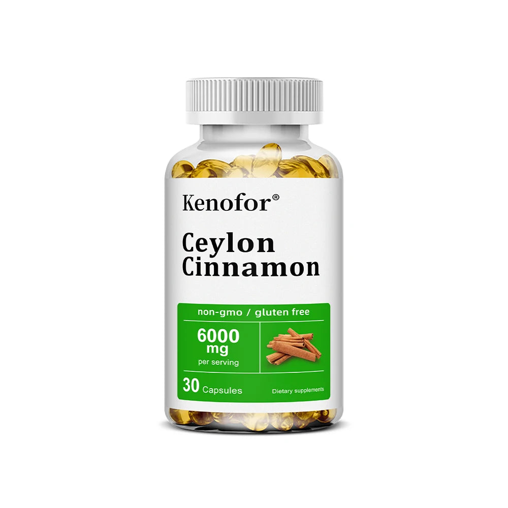 Ceylon Cinnamon Capsules, Support Joint Mobility, Bone Comfort, Digestive, Cardiovascular Wellness, Antioxidant & Immune Balance Healthy supplements