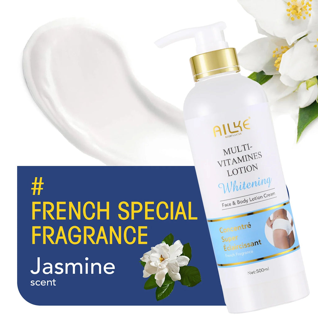AILKE Multi-Vitamin Body Lotion, Whiten, Brighten, Remove Dark Spots, Hyperpigmentation, Moisturizes, Smoothes & Antioxidant Healthy supplements