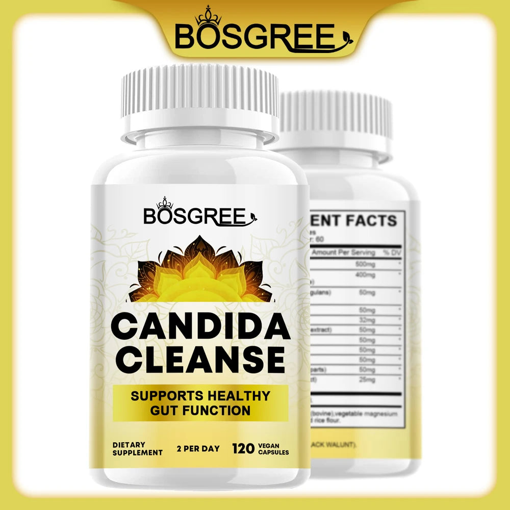 Candida Cleanse-Cleansing & Gut Health Supplement For Men & Women-Supports Metabolism,Energy,Gut Detoxification & Flora Balance Healthy supplements