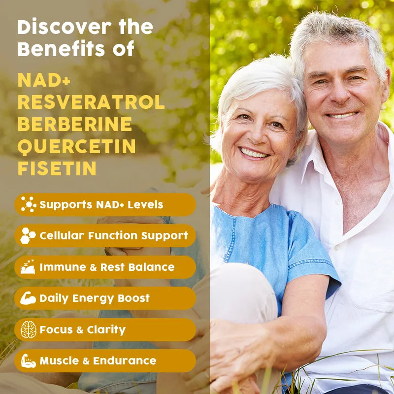 Liposomal NAD Resveratrol Supplement Support Cellular Health,Energy + Healthy Aging,Metabolic Support,Supplement for Men&Women Healthy supplements