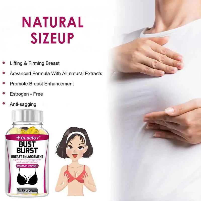 Pueraria Mirifica 1000mg Capsules, Natural Plant Supplement, Supports Breast Firmness & Elasticity, Balanced Estrogen Metabolism