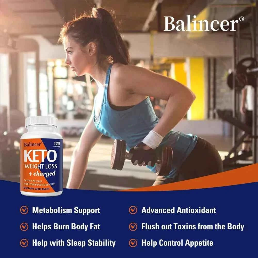 Keto Capsules - Weight Management Supplement, Boosts Metabolism, Supports Energy and Focus