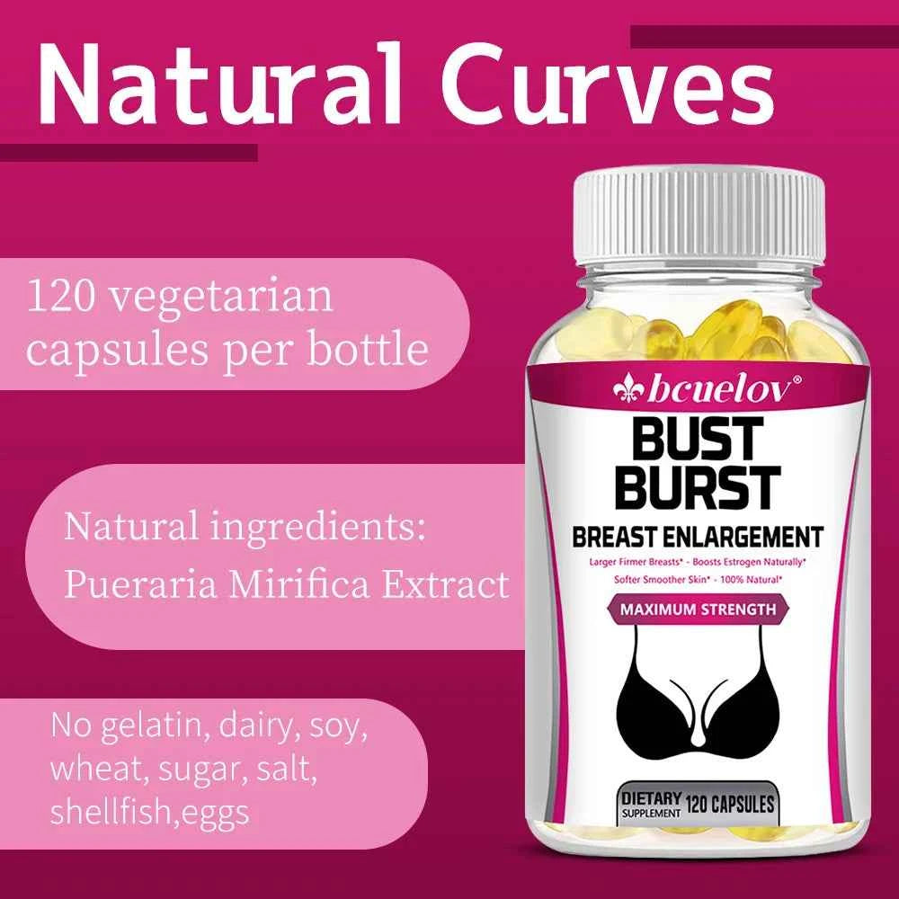 Pueraria Mirifica Supplements - 1000 Mg, Supports Breast Roundness, Firmness, Elasticity and Improves Women's Self-confidence