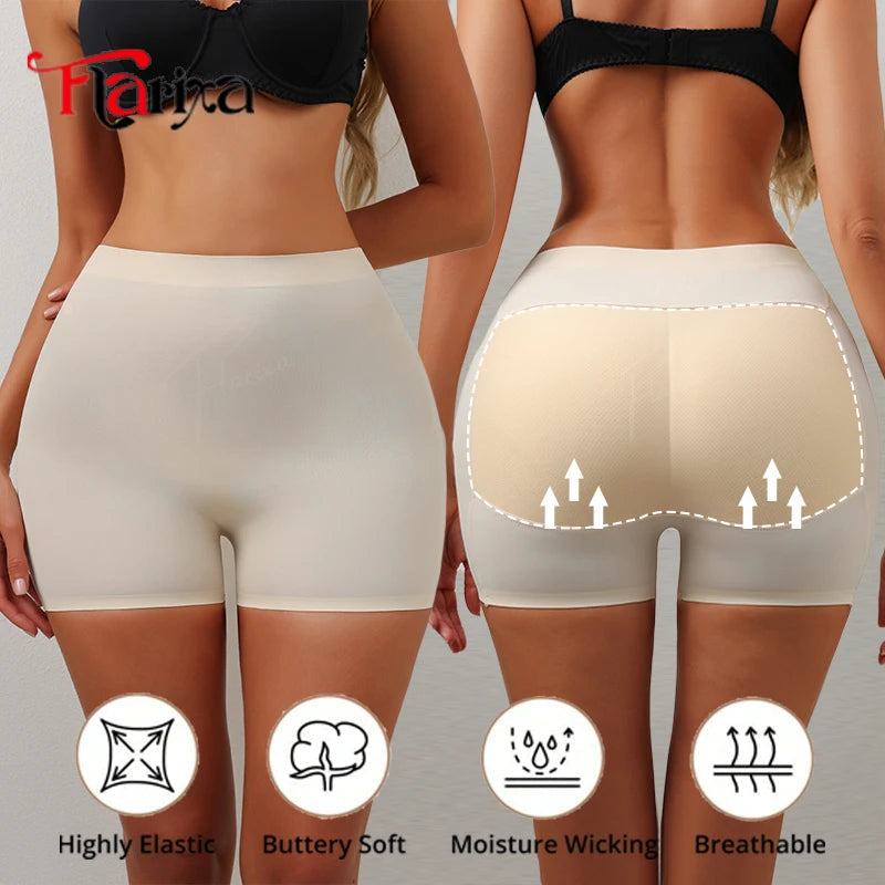 Flarixa Butt Enhancer Panties Hip Pads Shapewear Shorts Women Tummy Control Shaper Fake Ass Underwear Buttocks Enlargement Pants Healthy supplements