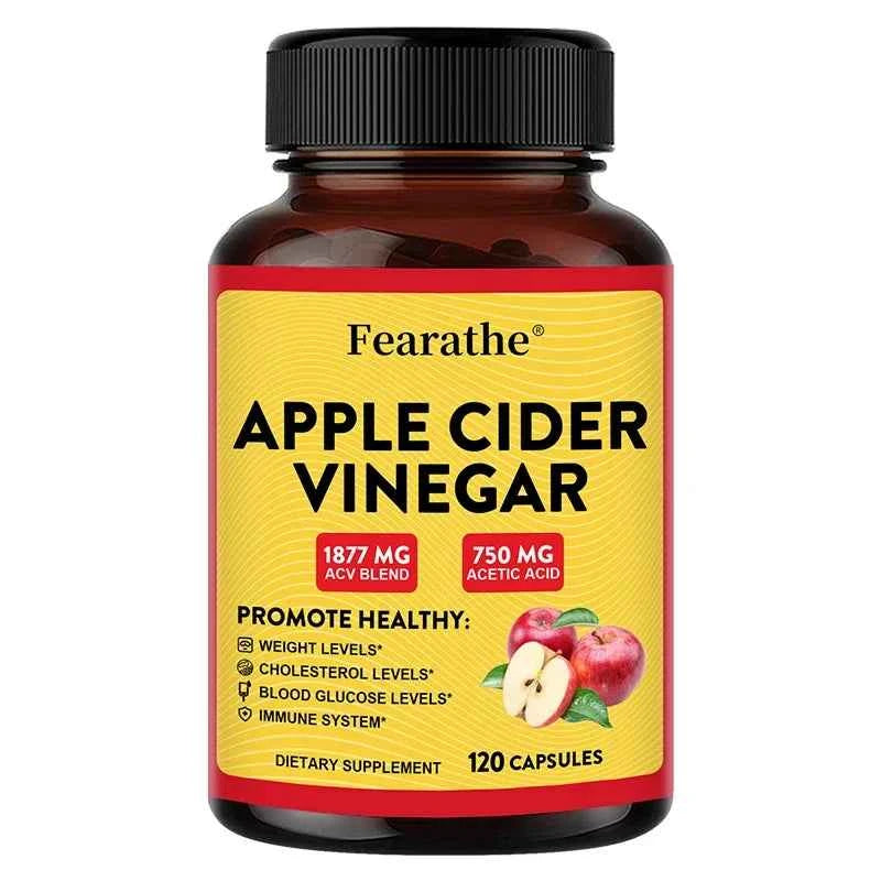 Apple Cider Vinegar - Vitamin D3 & Zinc,Immune & Weight Management Support,Healthy Supplement Non-GMO
