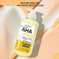 500ml Whitening Body Cream AHA Hydroxy Acids Vitamin C&E Moisturizing Lightening Body Lotion Remove Acne Marks Skin Care Healthy supplements