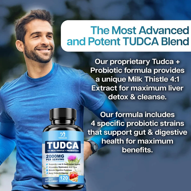 TUDCA Bile Salt Complex Supplement, Support Liver Detox & Anti-Aging, Digestive Health Immune System Men & Women Healthy supplements