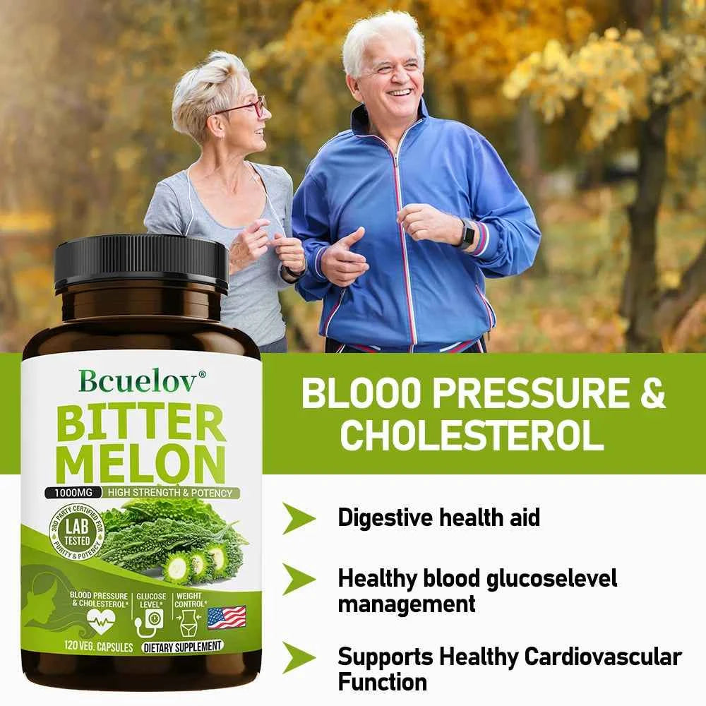 Natural Bitter Melon Extract Supplements for Blood Sugar Control and Immune Boosting
