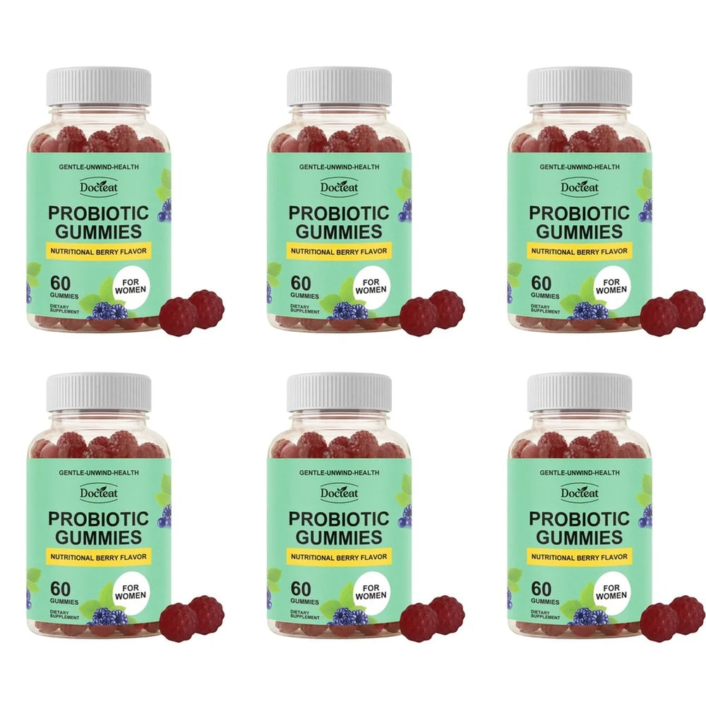 Women Probiotic Gummies 60 Count with Prebiotics Vitamin B6+C and Zinc Supports Digestive Balance & Immune Function Health Healthy supplements