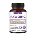 Zinc Vitamins - Raw Zinc Whole Food Supplement with Vitamin C, Vegetarian, for Skin Health, Immune & Digestive Function Healthy supplements