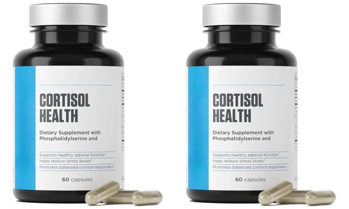 60 Capsules Cortisol Health Supplement with Phosphatidylserine & Magnesium Non-GMO Daily Adult Men Women Calm Sleep Support Healthy supplements