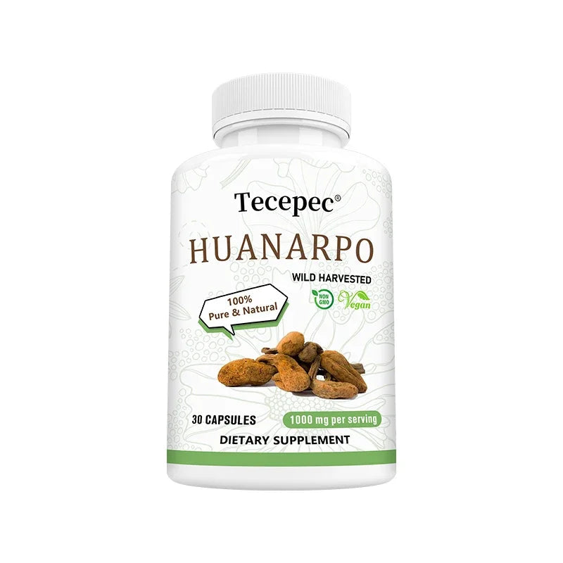 Huanarpo Capsules 1000mg, 120 Vegan Capsules, Natural Energy, Stamina & Vitality Supplement, Supports Male Health, Non-GMO Healthy supplements