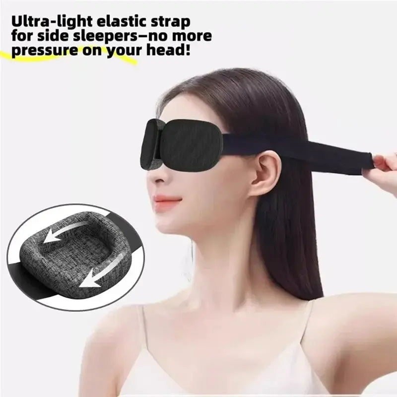 3D Sleeping Eye Mask Block Out Light Sleep Mask For Eye Shade Blindfold Sleeping Aid Mask Eyepatch Adjustable Healthy supplements