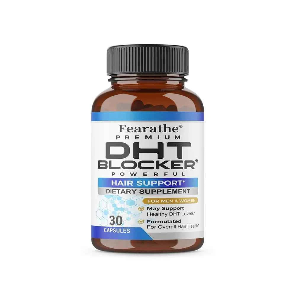 DHT Blocker Capsules Containing Biotin Saw Palm Hair Growth Thicker and Longer Male and Female Supplements