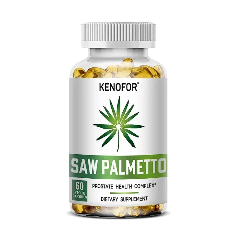 Saw Palmetto Extract Capsules Prostate Health Supplement Hair Growth for Mens Help Normal Urination Frequency Healthy supplements
