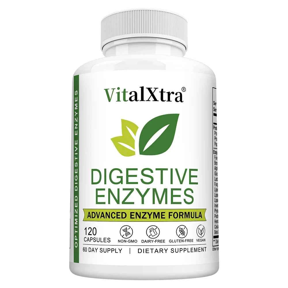 Digestive Enzyme Supplement-Supports Nutrient Absorption, Gut Health, Boosts Immunity, Non-GMO, Suitable for Both Men and Women