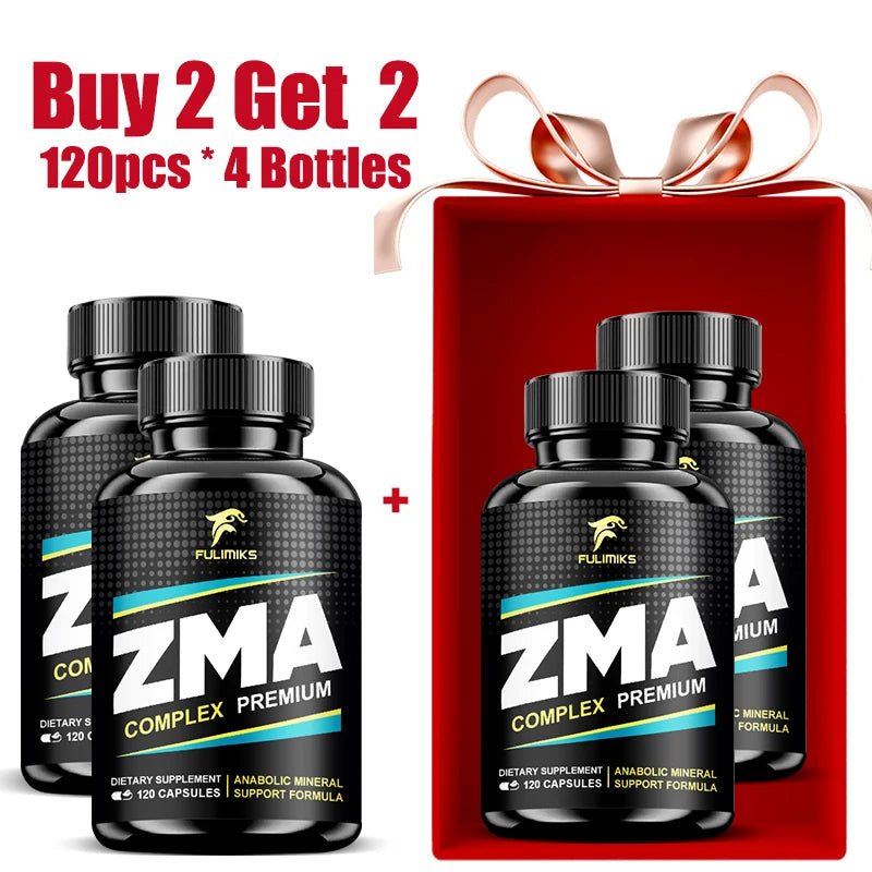ZMA Supplements Capsules, with Zinc, Magnesium, Vitamin B-6, Support Energy, Overall Health, Joint, Suitable for Men & Women Healthy supplements