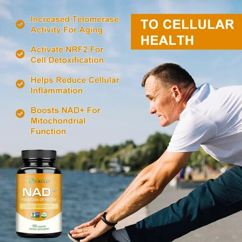 NAD Capsules - Natural Energy Supplement, Anti-aging, Promotes Cell Health and Enhances ImmunitySupplements Healthy supplements