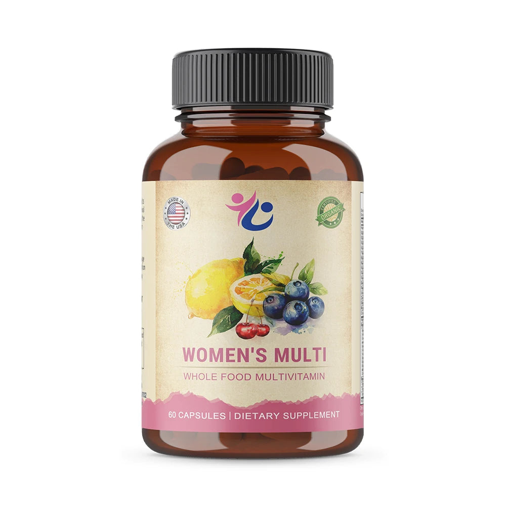 Women’s Multivitamin Capsules with Vitamin A C D E K & Full B Complex, Supports Immunity, Bone, Heart, Skin, Hair & Nails Health Healthy supplements