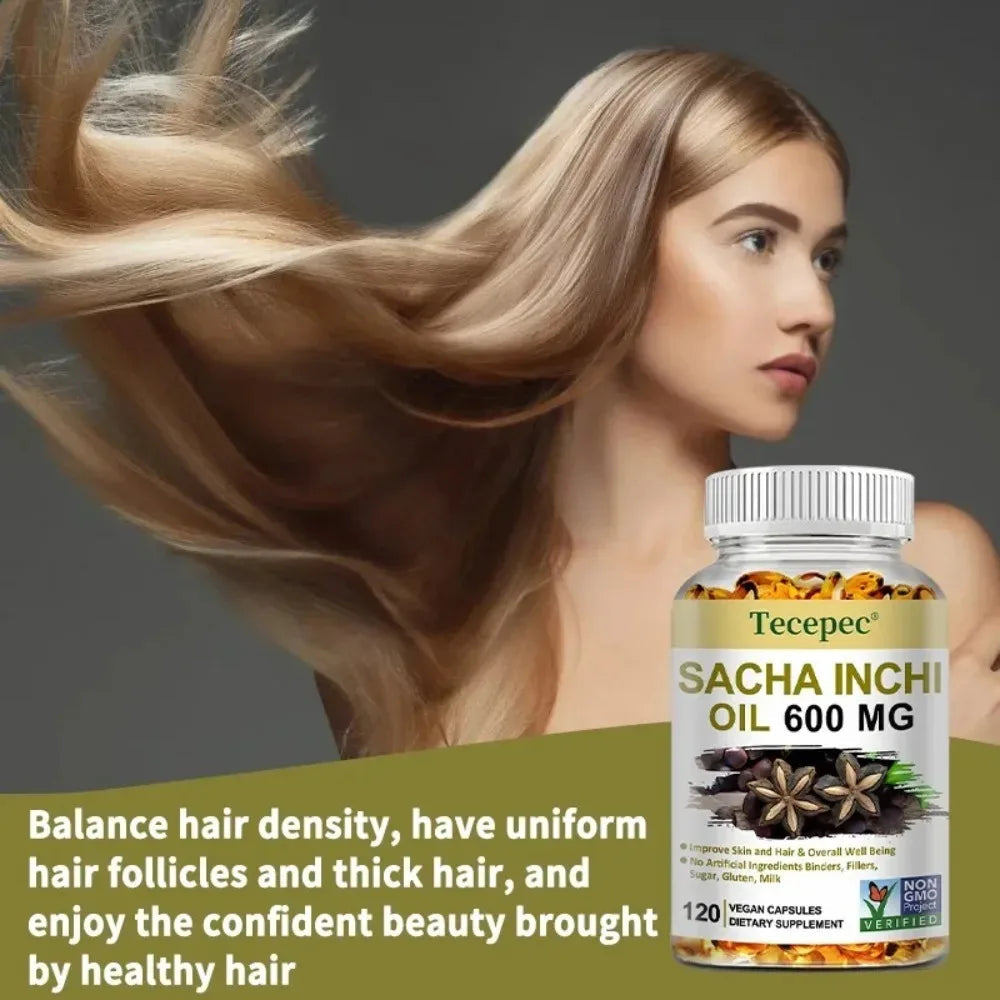 Sacha Inchi Oil Supplement - Promotes Brain and Joint Health, Helps Lower Cholesterol, Antioxidants, support Immune System Healthy supplements