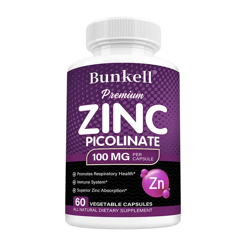 Premium Zinc Picolinate 100mg, High Absorption, Immune Support, Respiratory Health, Energy Production & Sleep Supplement Healthy supplements