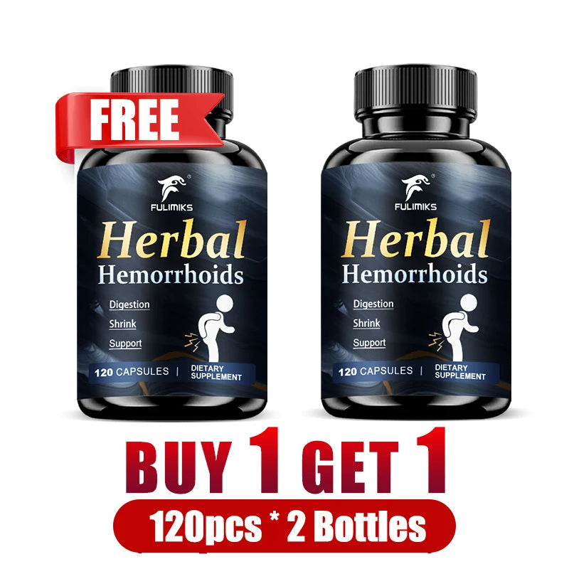 Buy 2 Get 2 Free! High-quality Hem Supplements Capsules, with Ginger Root, Panax Ginseng Extract, for Immune, Overall Health Healthy supplements
