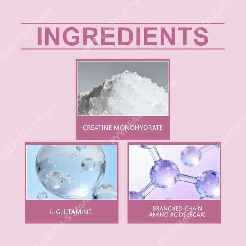 Female Compound Creatine Powder Supplement Powder for Nutrition Support, 3 Spoons Per Day, 269g