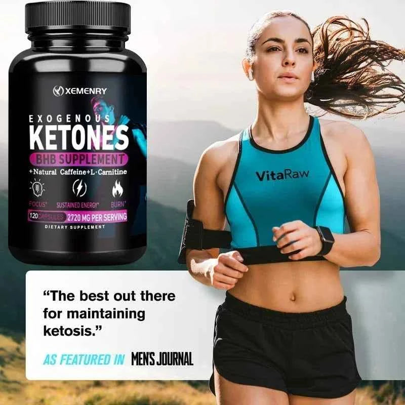 Keto BHB Exogenous Ketone - Fat Burning, Slimming, Appetite Suppressant, Weight Management Supplement, Boosts Metabolism