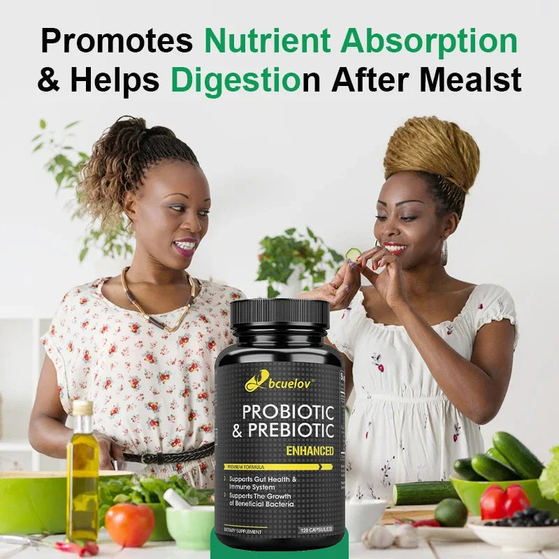 Probiotic and Prebiotic Supplements - Promote Immune and Digestive Health for Men and Women, Boost Metabolism, Gut Health Healthy supplements