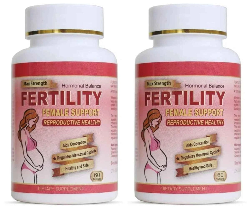 Female Fertility Vitamins for Women, Pre Pregnancy Prenatal Supplement for Prenatal Daily Routine, 60 Count Tablets