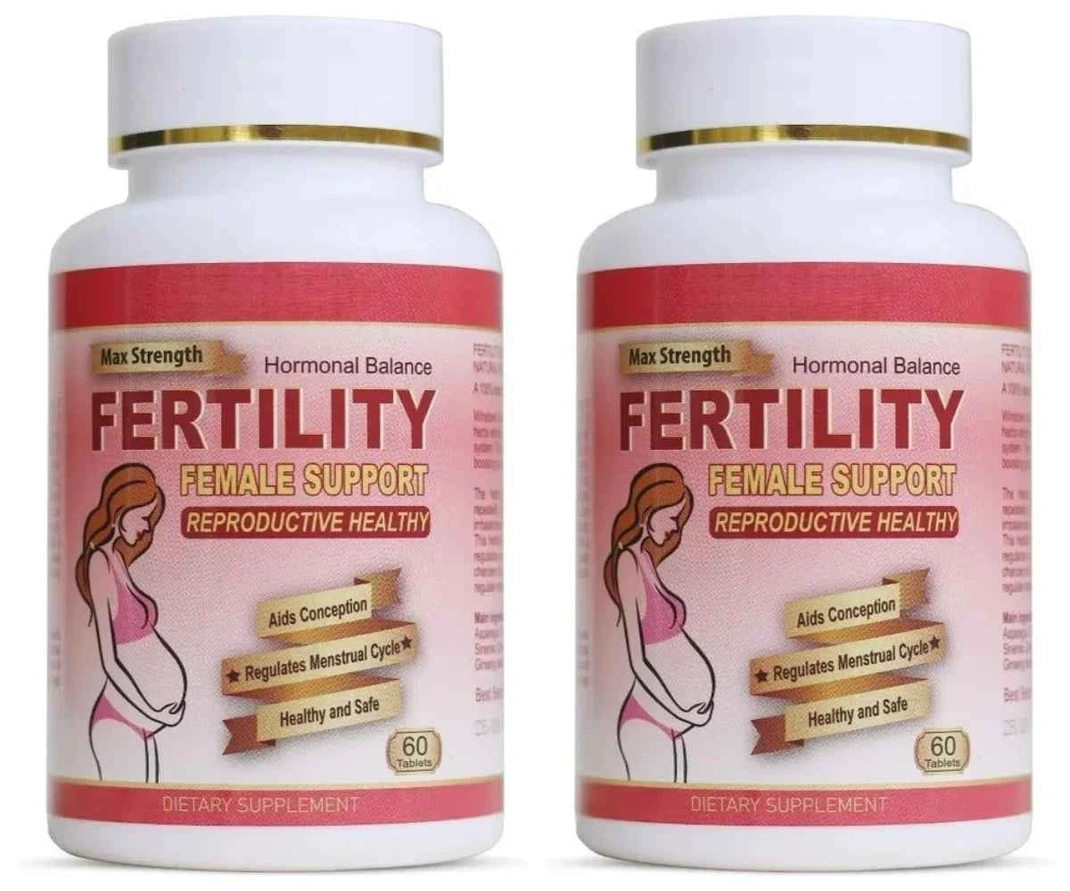 Female Fertility Vitamins for Women, Pre Pregnancy Prenatal Supplement for Prenatal Daily Routine, 60 Count Tablets