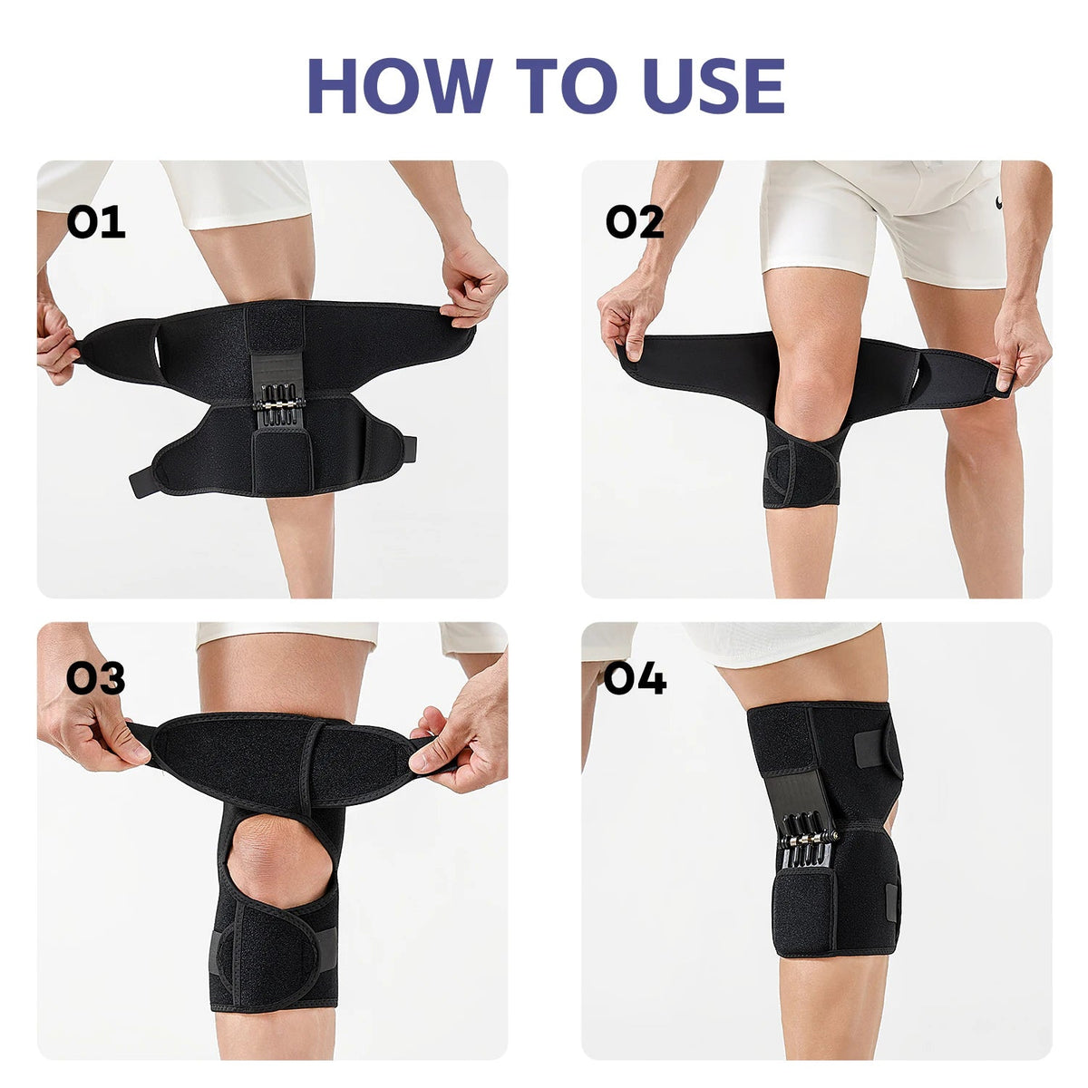 Knee Joint Booster Outdoor Mountaineering Leg Support Walking Climbing Patella Knee Protection Knee Brace Healthy supplements