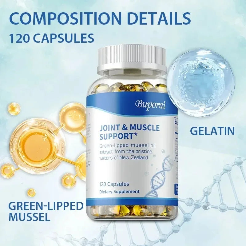 Joint and Muscle Support - Promotes Bone, Nerve and Heart Health, Protect Cartilage, Repair Joint Damage, Improve Flexibility Healthy supplements