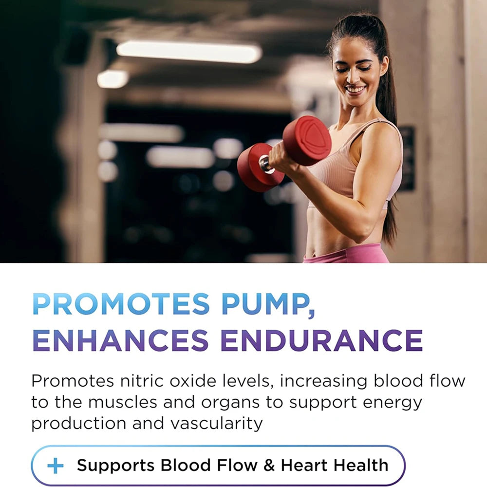 L Arginine 3000mg for Men Women, Muscle Mass Supplement for Endurance, Energy and Heart Health Support During Exercise, Non-GMO Healthy supplements