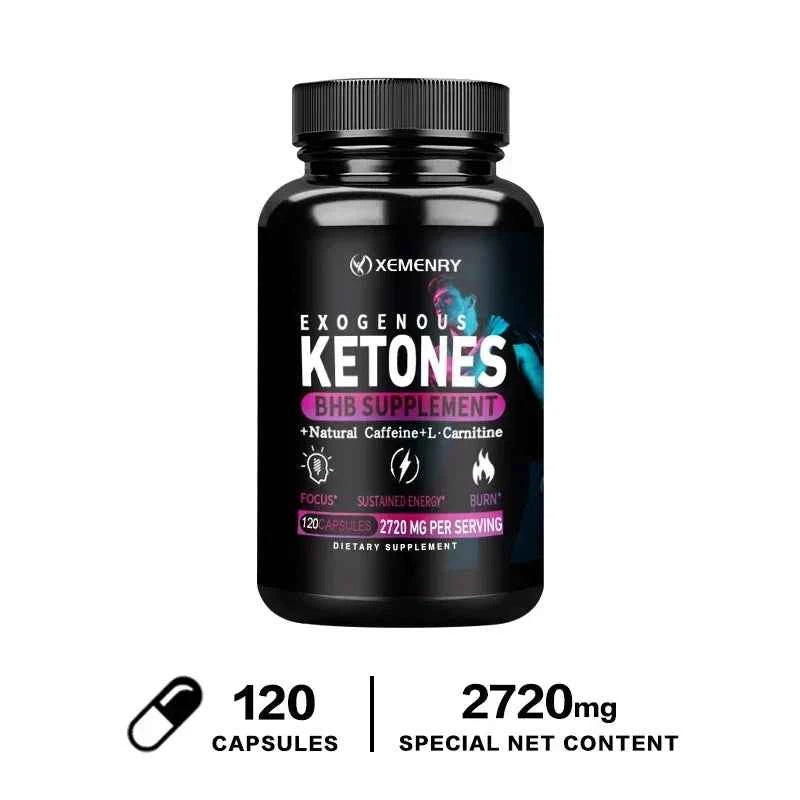 Keto BHB Exogenous Ketone - Fat Burning, Slimming, Appetite Suppressant, Weight Management Supplement, Boosts Metabolism