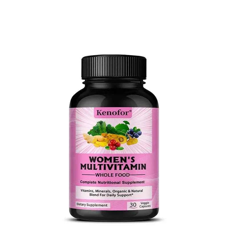 Women's Complete Multivitamin Multimineral Capsules - Hair Skin Nails & Joint Support, Heart Brain Immune Health, 120 Counts