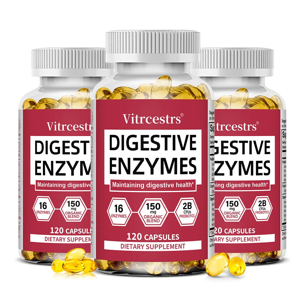 Digestive Enzymes Supplement - Digestion and Intestinal Health for Adults Men and Women, Promotes Nutrient Absorption Healthy supplements