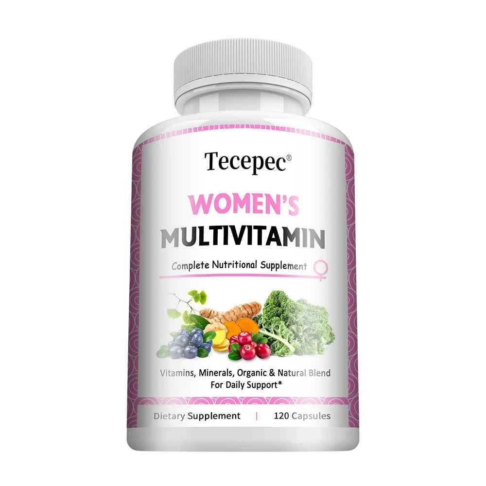 Women's Multivitamin Multimineral Capsules - Magnesium Biotin Calcium Selenium, Supports Skin Nails Joint Bone Immune Energy