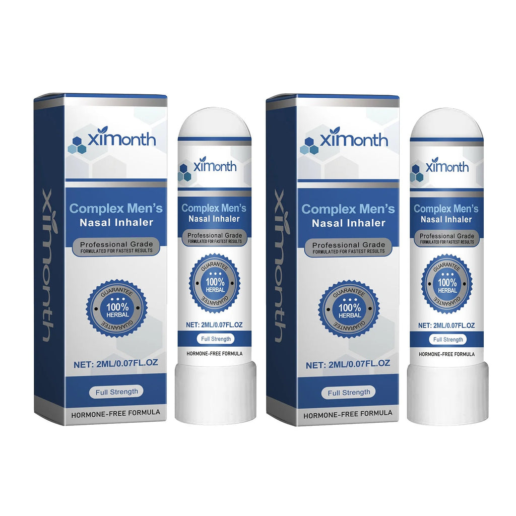 Complex Men's Nasal Inhaler Herbal Hormone-Free Professional Grade Fast-Acting Full Strength Daily Nasal Care Stick For Men Healthy supplements