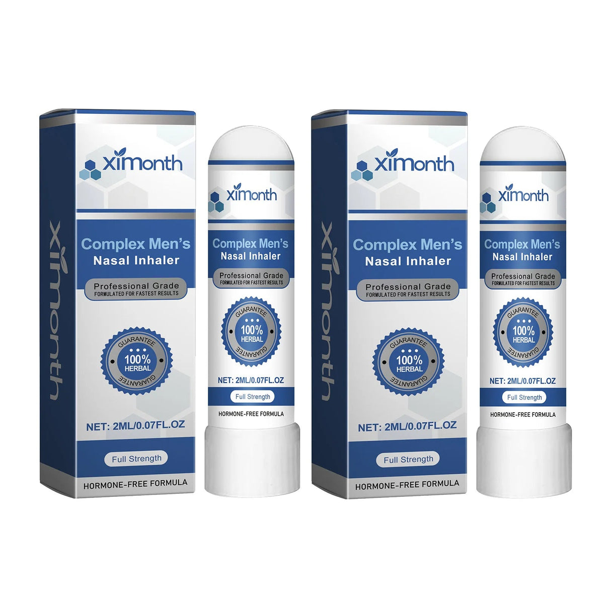 Complex Men's Nasal Inhaler Herbal Hormone-Free Professional Grade Fast-Acting Full Strength Daily Nasal Care Stick For Men Healthy supplements
