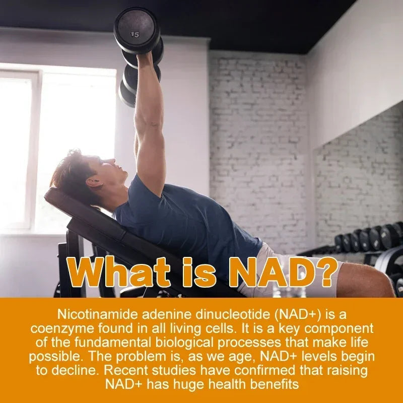 NAD Capsules - Natural Energy Supplement, Anti-aging, Promotes Cell Health and Enhances ImmunitySupplements Healthy supplements
