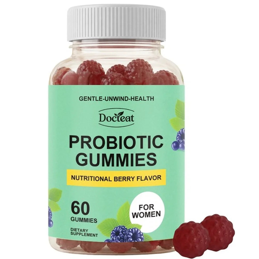 Women Probiotic Gummies 60 Count with Prebiotics Vitamin B6+C and Zinc Supports Digestive Balance & Immune Function Health Healthy supplements