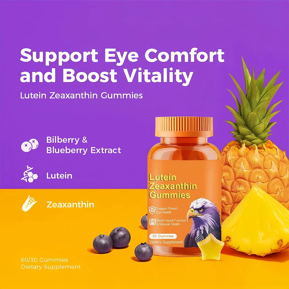 Zeaxanthin for Men & Women - Lutein and Zeaxanthin Supplement for Eyes, Vision & Macular Health Support Formula, 60 Capsules Healthy supplements
