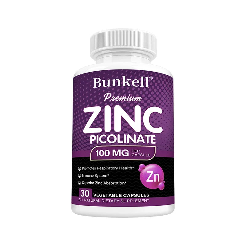 Premium Zinc Picolinate 100mg, High Absorption, Immune Support, Respiratory Health, Energy Production & Sleep Supplement Healthy supplements