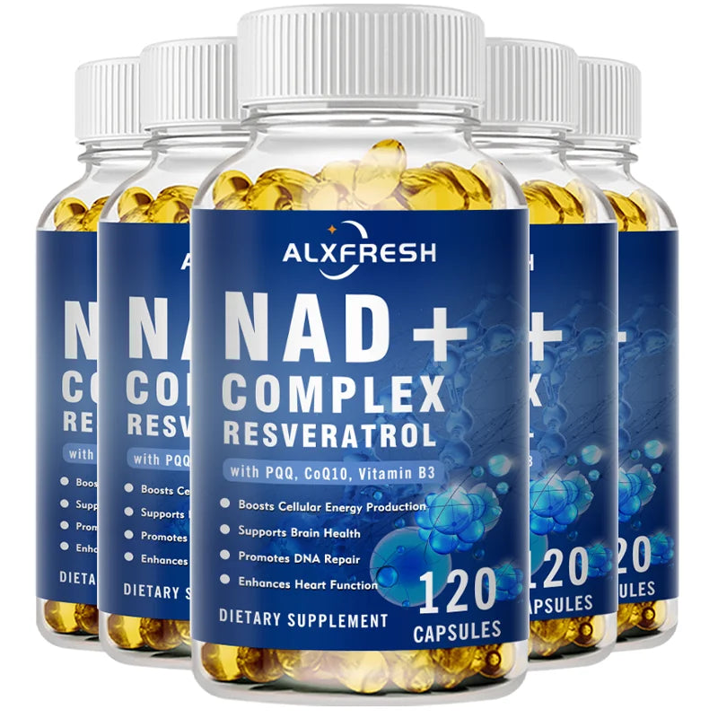 NAD Supplement Extra Strength for Women & Men, Resveratrol, PQQ, CoQ10 & Vitamin B3 – Energy Antioxidant,Cell Health Support Healthy supplements