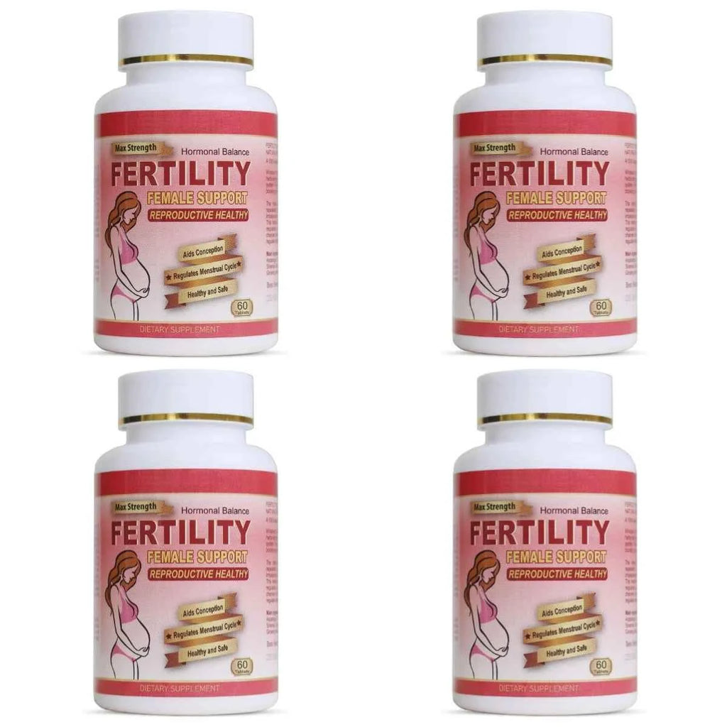 Female Fertility Vitamins for Women, Pre Pregnancy Prenatal Supplement for Prenatal Daily Routine, 60 Count Tablets