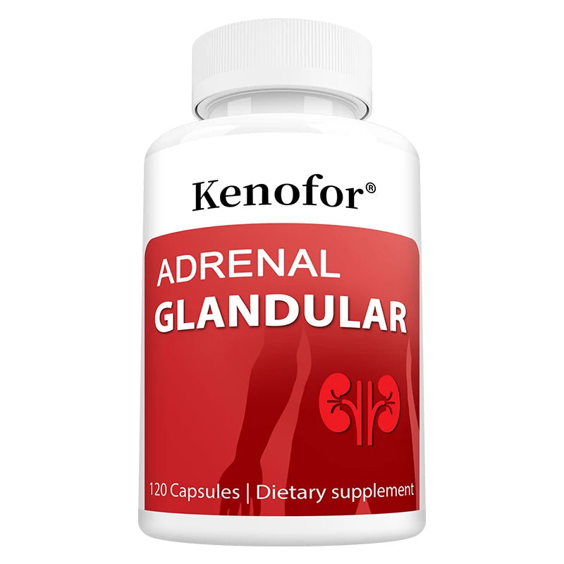 Adrenal Support Supplements, Supports Cortisol Health & Energy Levels, Stress Relief & Immune System, 120 Capsules, Non-GMO Healthy supplements